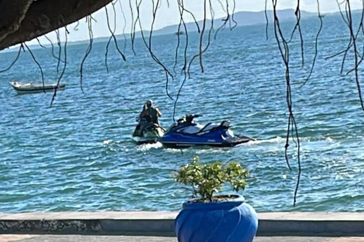'Não me sinto mais seguro para voltar em Itaparica', diz vítima após ter Jet Ski furtado na ilha