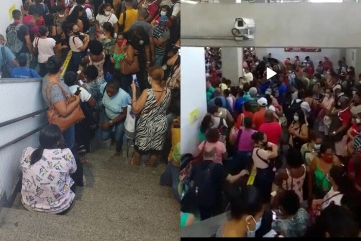 Linha 1 do Metrô de Salvador apresenta lentidão nesta segunda (12)