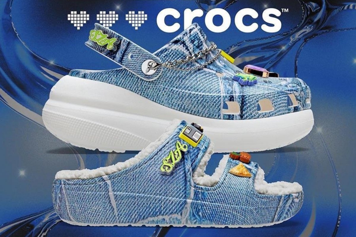 Crocs apresenta calçados jeans em parceria com a cantora SZA! 