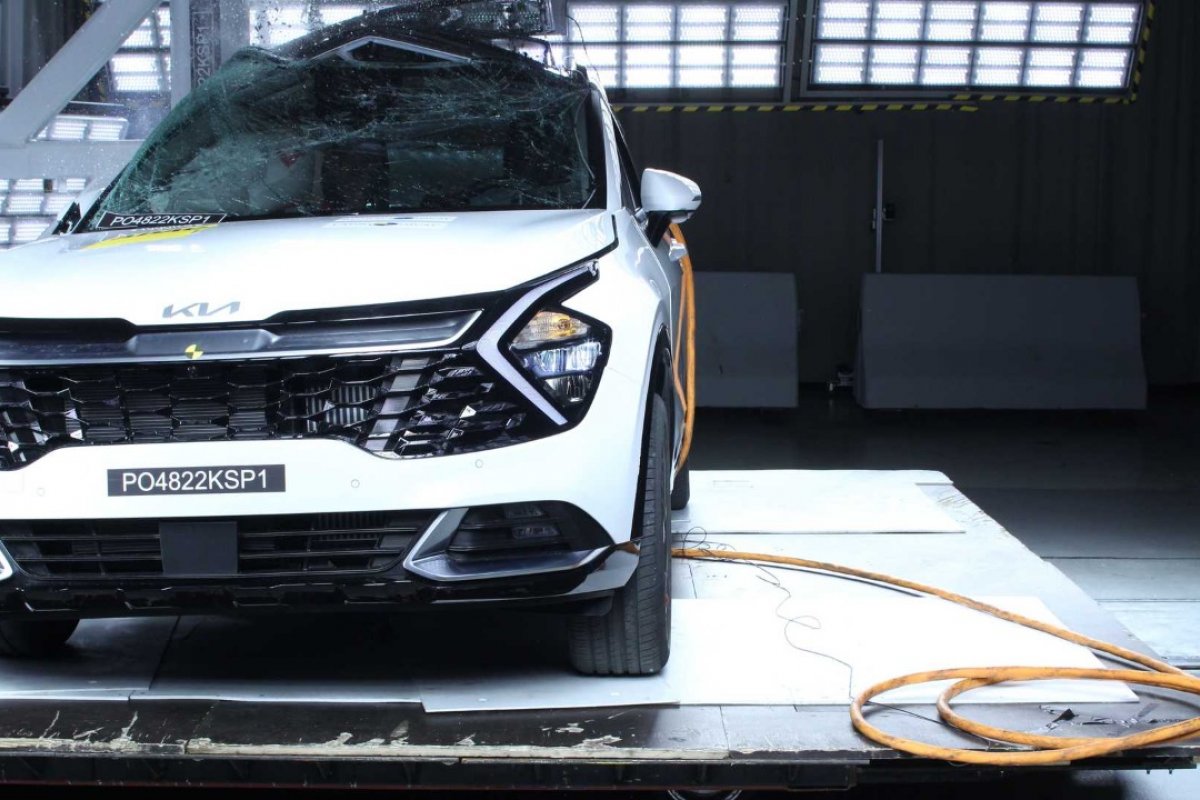 Nova geração do Kia Sportage vai mal em teste de colisão 