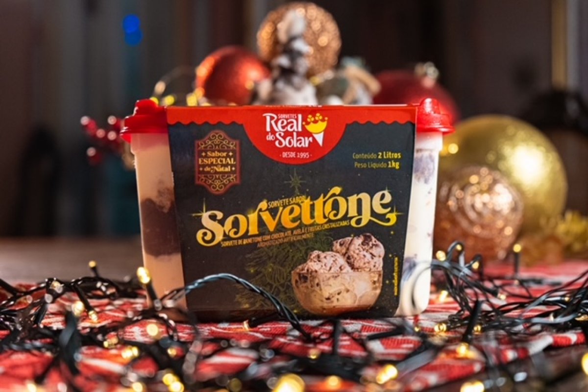 Sorvetes Real aposta em Sorvettone para a sobremesa de Natal!