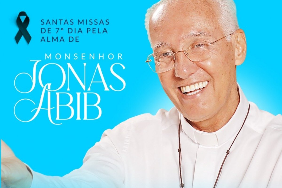 Missa de Sétimo Dia de Monsenhor Jonas Abib será no Santuário do Pai das Misericórdias! 