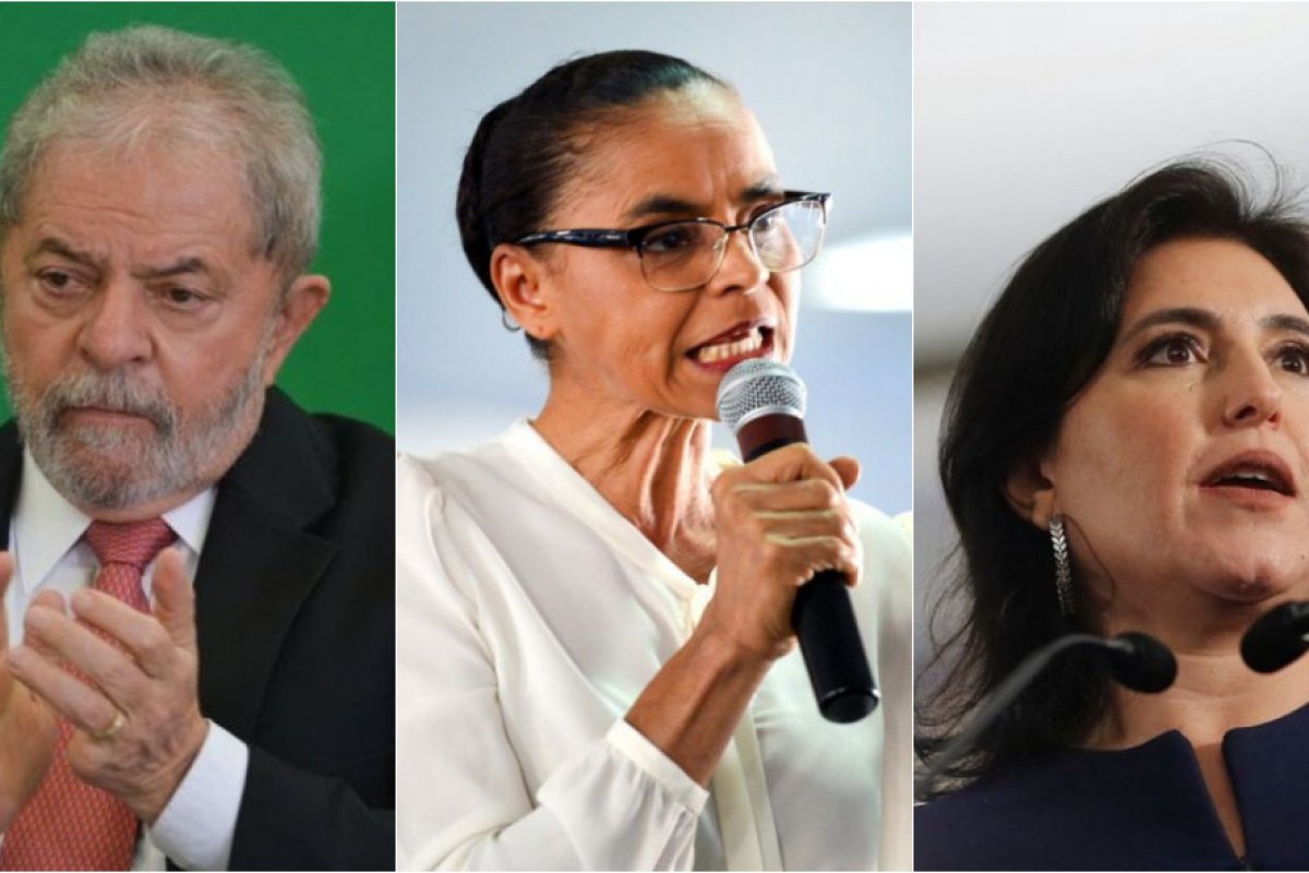 Lula encontra Marina Silva após reunião com Simone Tebet