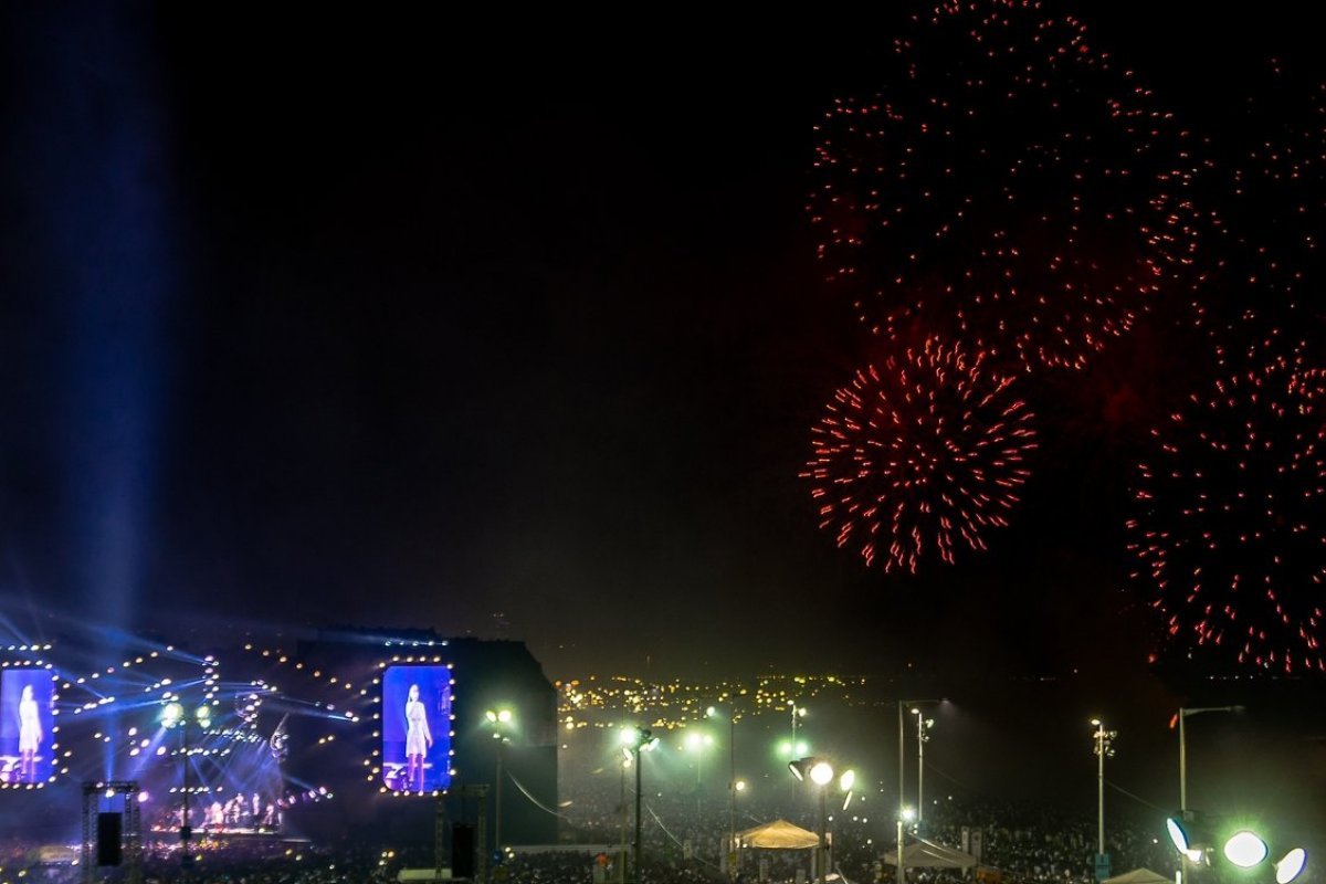Codesal fiscaliza área da queima de fogos no Festival da Virada Salvador