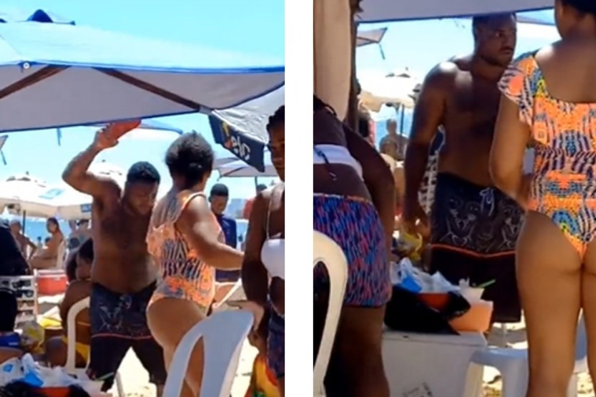 Vídeo: pai é flagrado espancando filhas em praia de Salvador: 'Não sou um monstro'