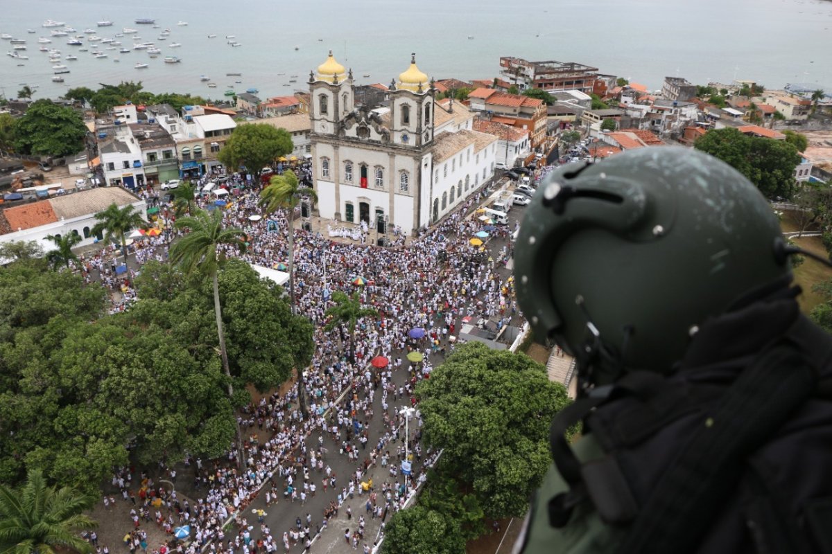 Cerca de 2,1 mil policiais e bombeiros atuarão na Lavagem do Bonfim