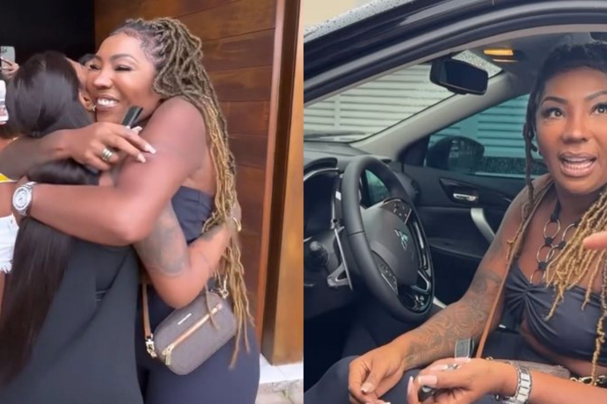 Ludmilla presenteia a mãe com carro de luxo! 