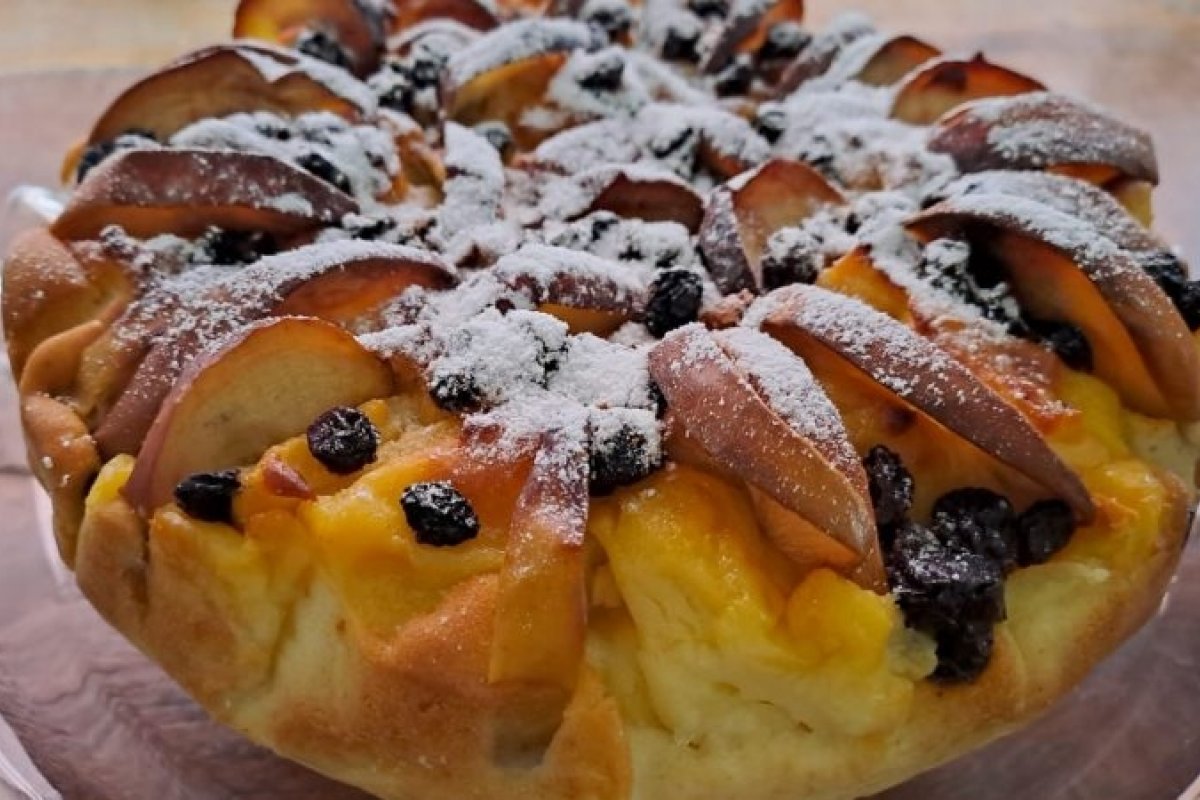 Torta de maçã com creme: veja a receita desse doce clássico! 