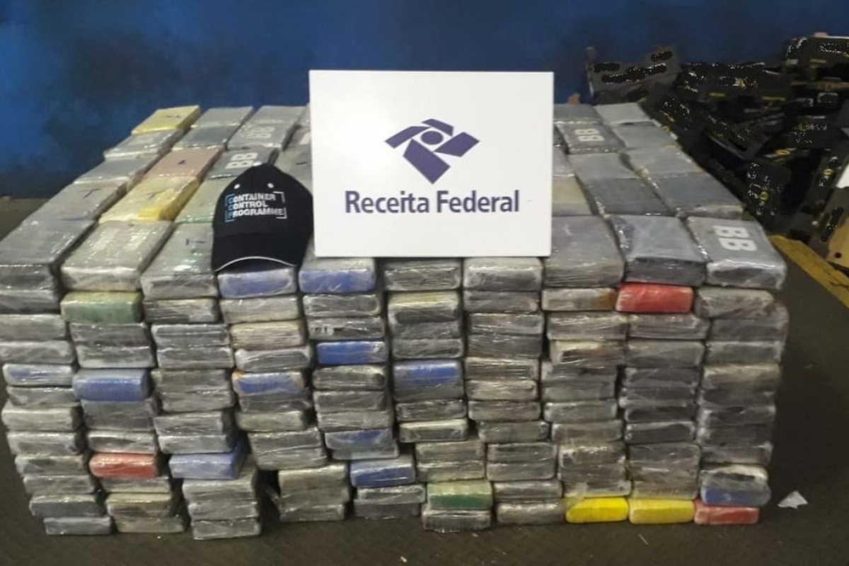 Apreensão de cocaína no Brasil cresceu mais de 130% em dez anos