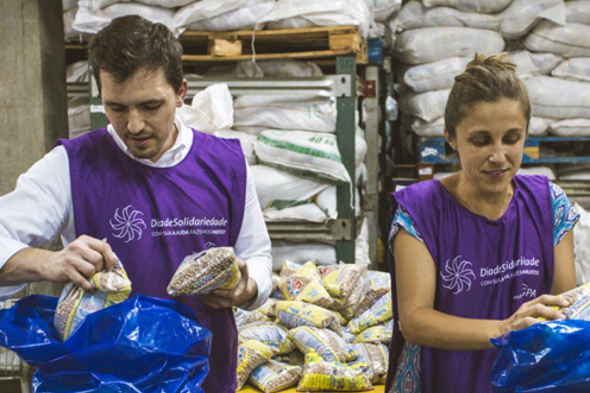 Dia de Solidariedade: Instituto GPA realiza ação para arrecadar alimentos