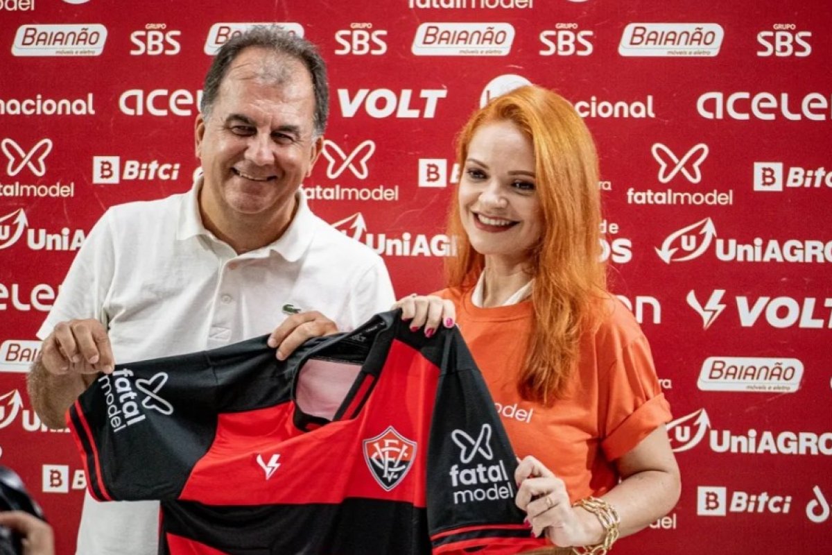 Marca de site de acompanhantes é novo patrocinador do Vitória 