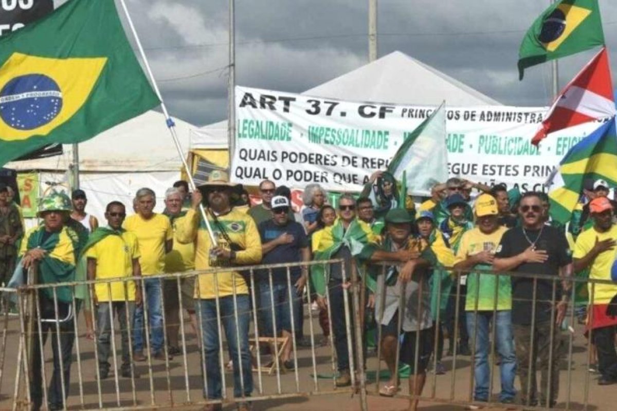 PF identifica empresários que teriam custeado acampamento em Brasília