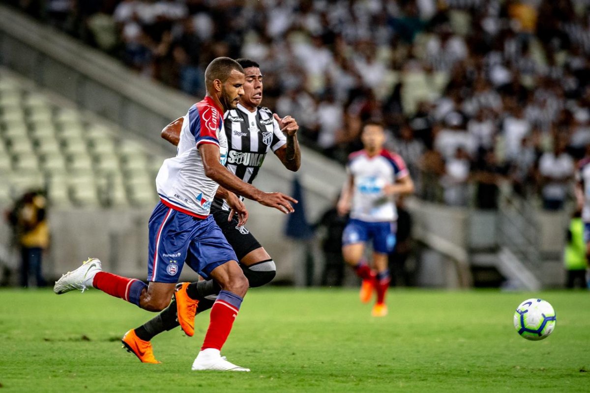 Bahia é terceiro ao empatar com Ceará, no Castelão
