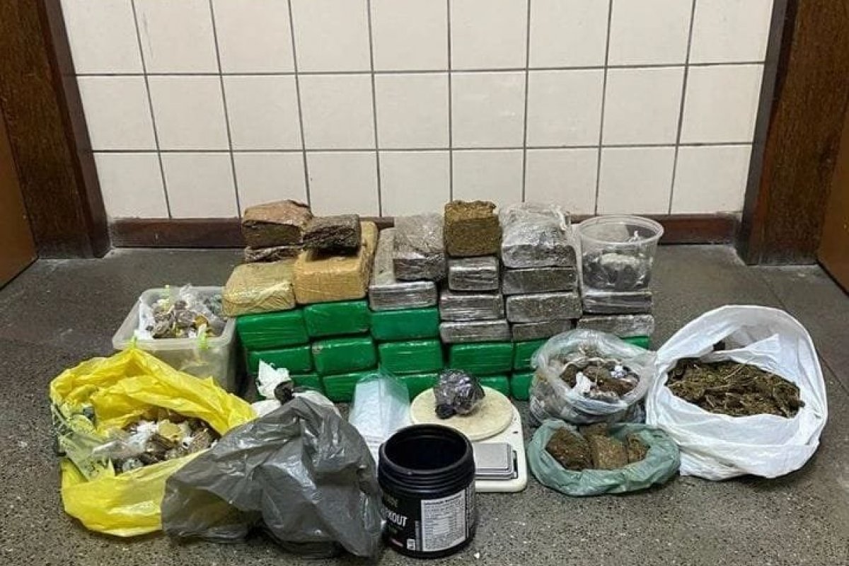 Cerca de 30 kg de drogas são apreendidos em cidade no sudoeste da Bahia 
