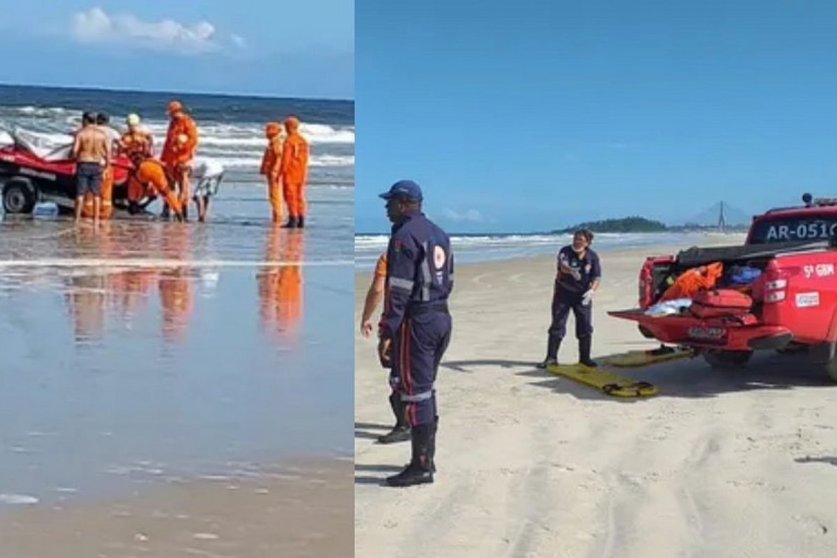 Bombeiros encontram corpo de jovem em praia no extremo sul da Bahia