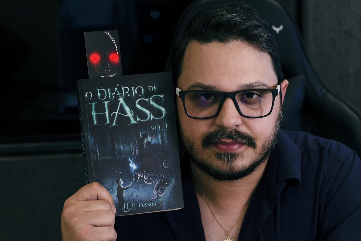 Experiência sobrenatural inspira autor a criar o universo de "O Diário de Hass"! 