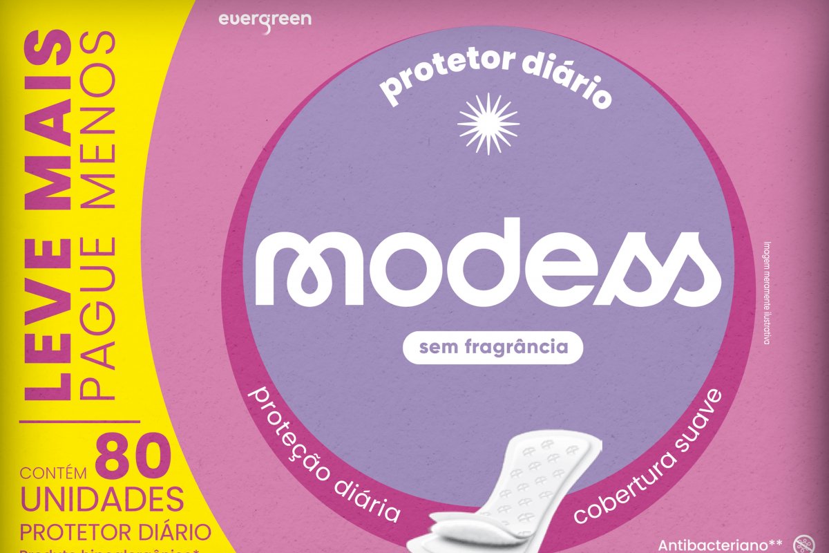 Vintage! Modess volta ao mercado como linha premium de absorventes e protetores diários 