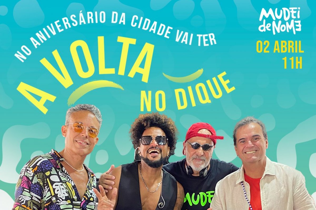 Movimento Musical MUDEIdeNOME realiza a tradicional Volta no Dique no Aniversário de Salvador!  