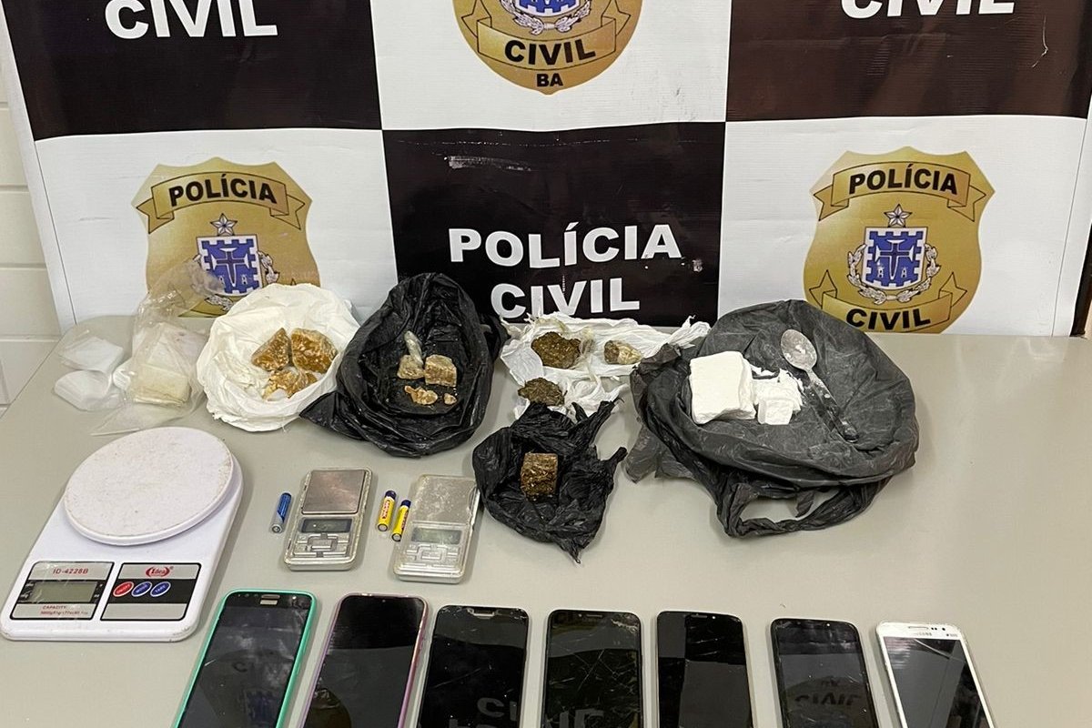 Dupla é presa com drogas e celulares durante Operação em Ipiaú (BA)
