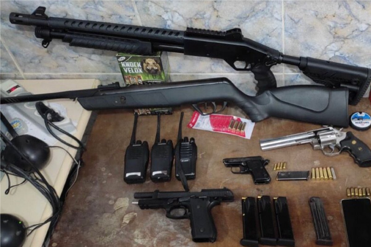 CIPE Nordeste apreende cinco armas de fogo em Monte Santo (BA)