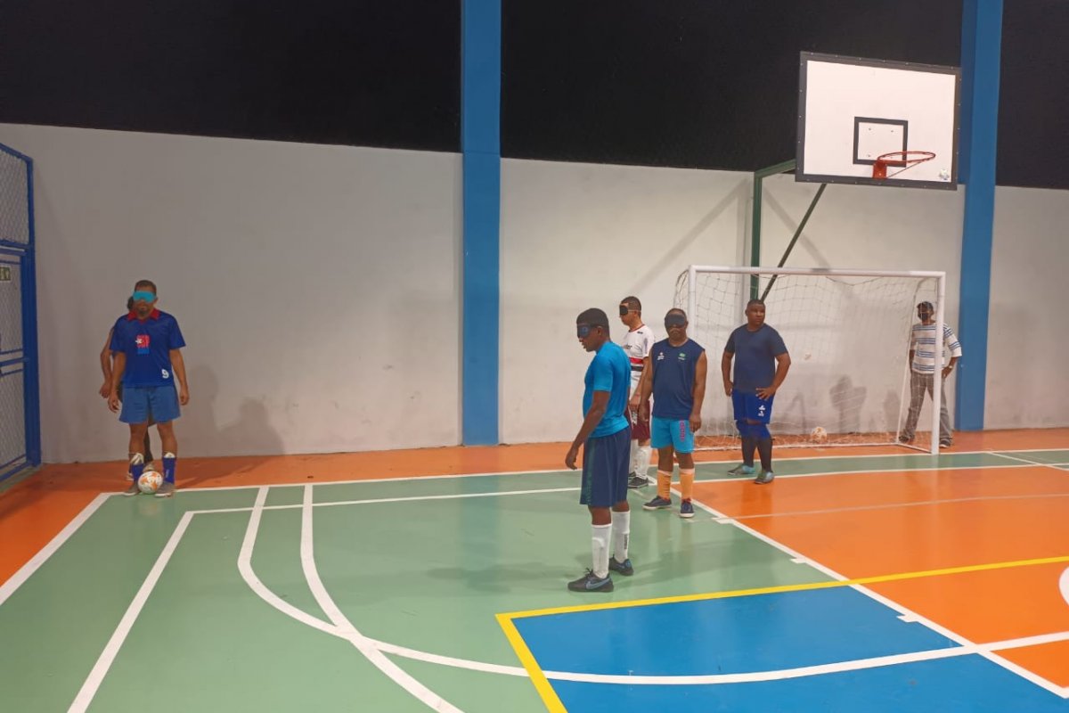 Atletas baianos participam de Regional Nordeste de Futebol de Cegos