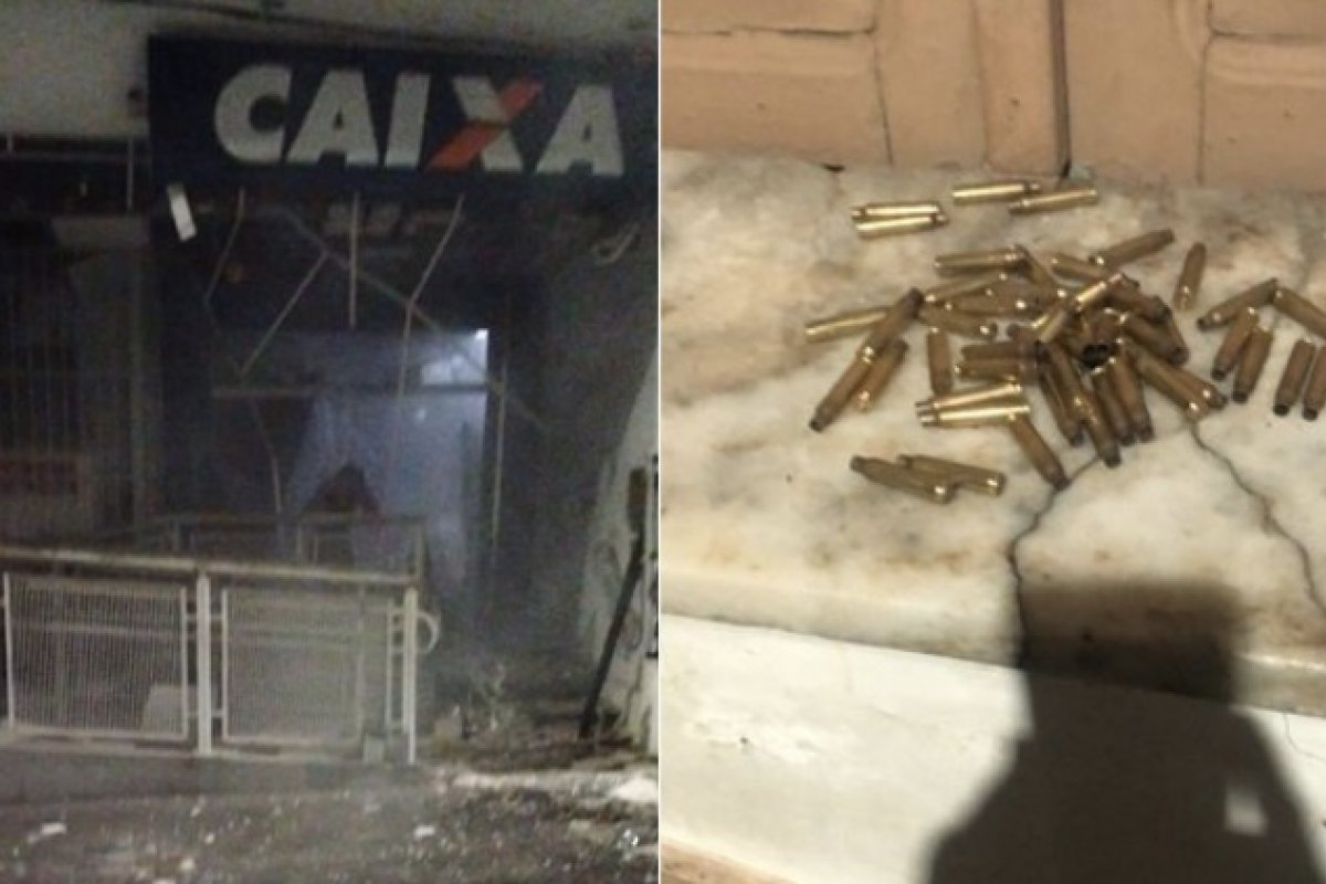Grupo armado explode agência da Caixa Econômica e causa pânico na cidade de Maragogipe 