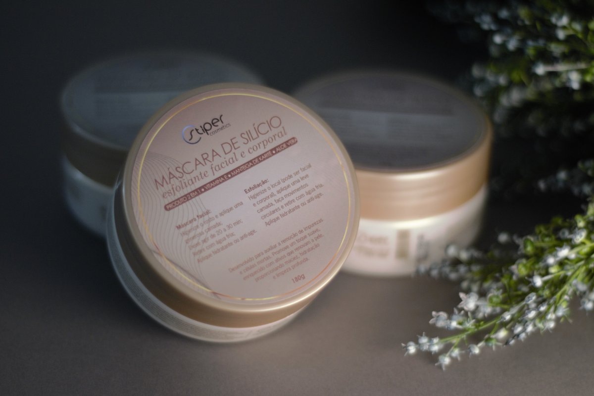 Conheça a nova máscara esfoliante facial e corporal de silício! 