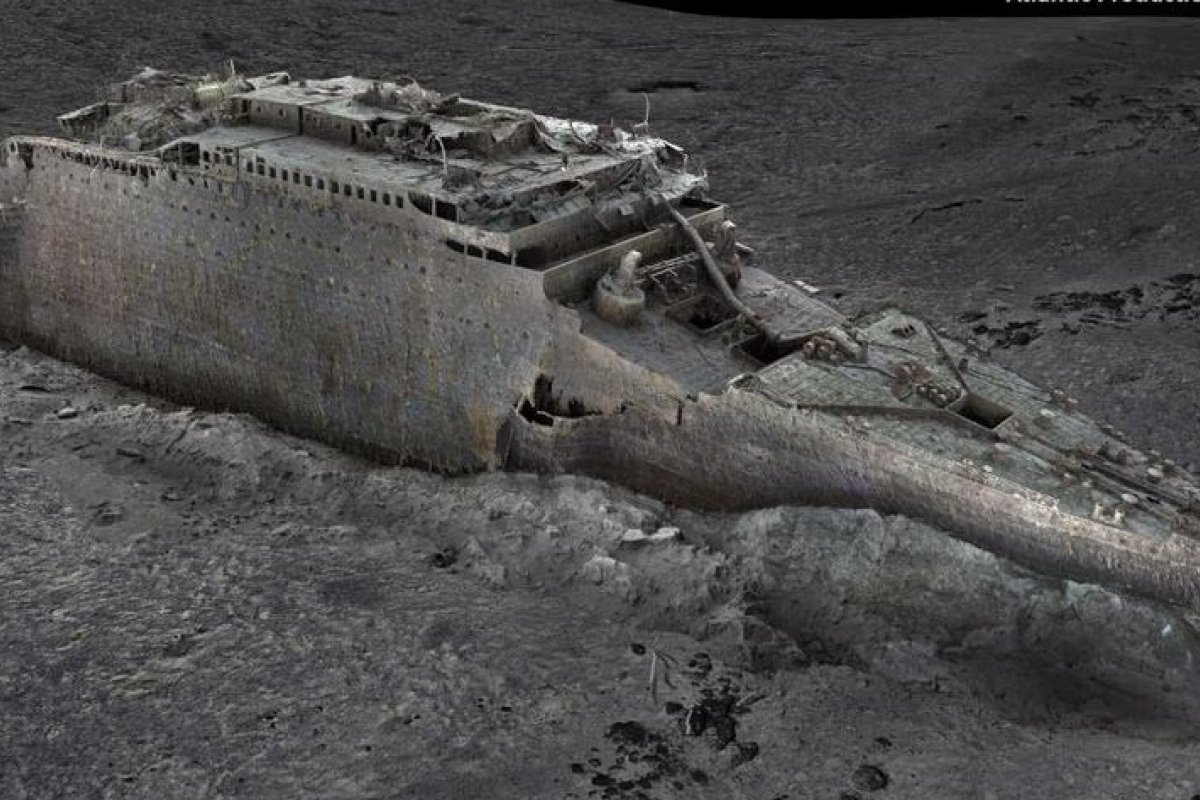 Escaneamento digital revela detalhes sobre o naufrágio do Titanic 