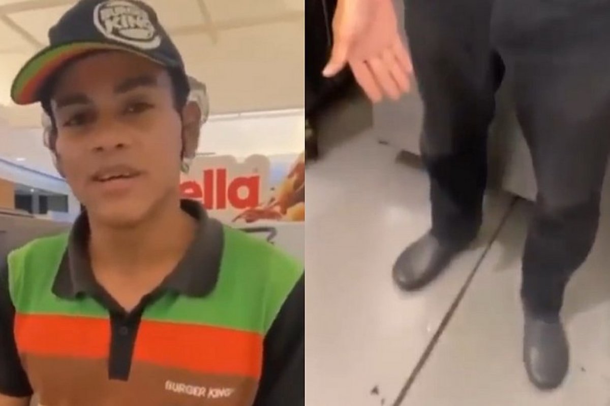 Vídeo: MPT investiga Burger King após funcionário ter feito xixi nas calças por não poder usar banheiro 