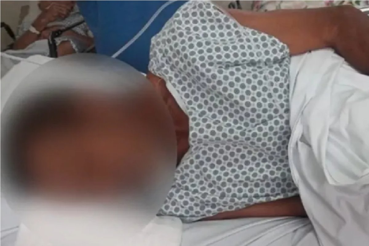Idoso agredido em Feira de Santana recebe alta e presta depoimento à polícia