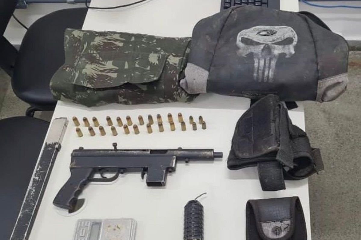 Homem é atingido em confronto e submetralhadora é apreendida em Itajuípe