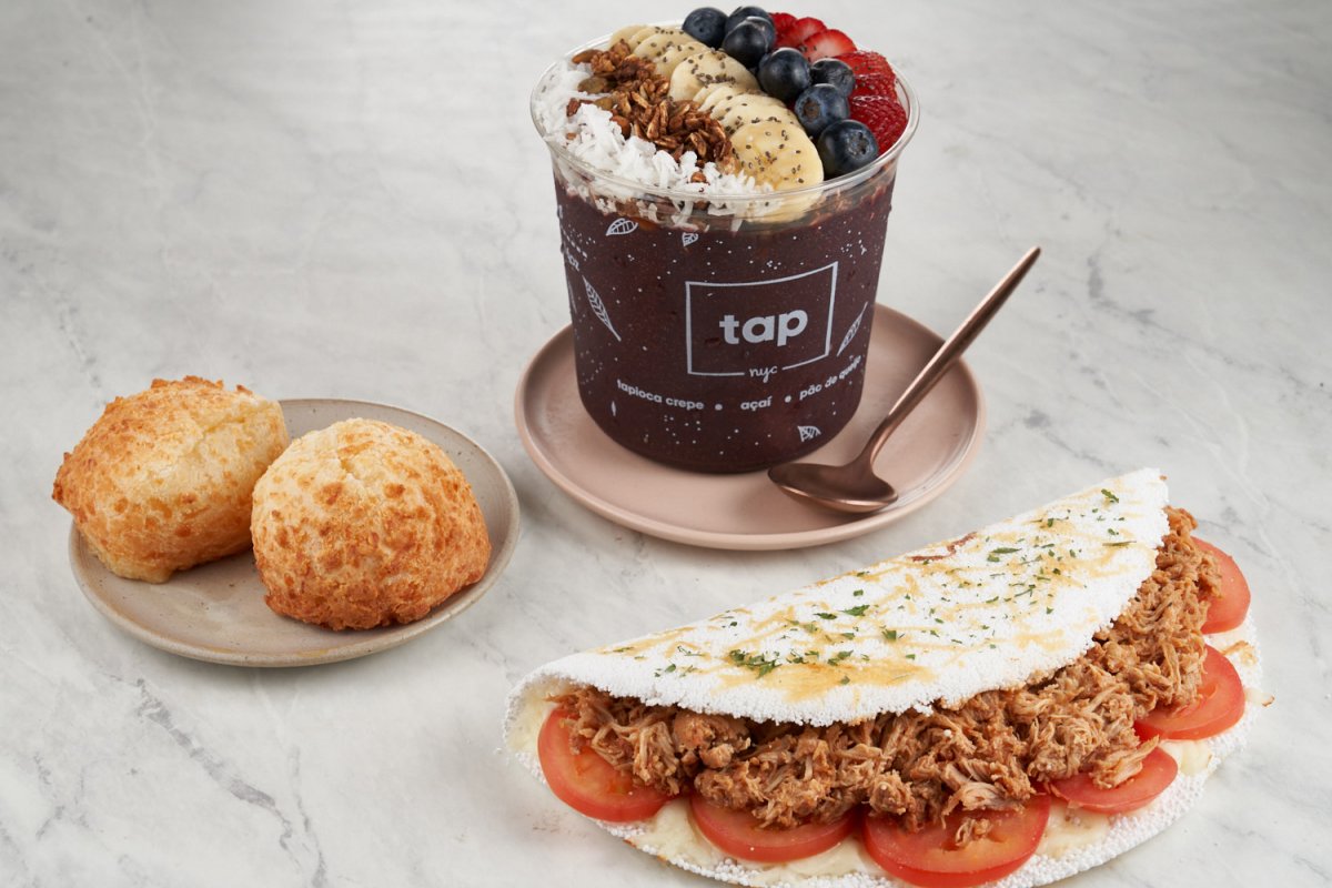 Totalmente gluten-free, restaurante brasileiro de superfoods faz sucesso com tapioca, açaí e pão de queijo em Nova Iorque! 