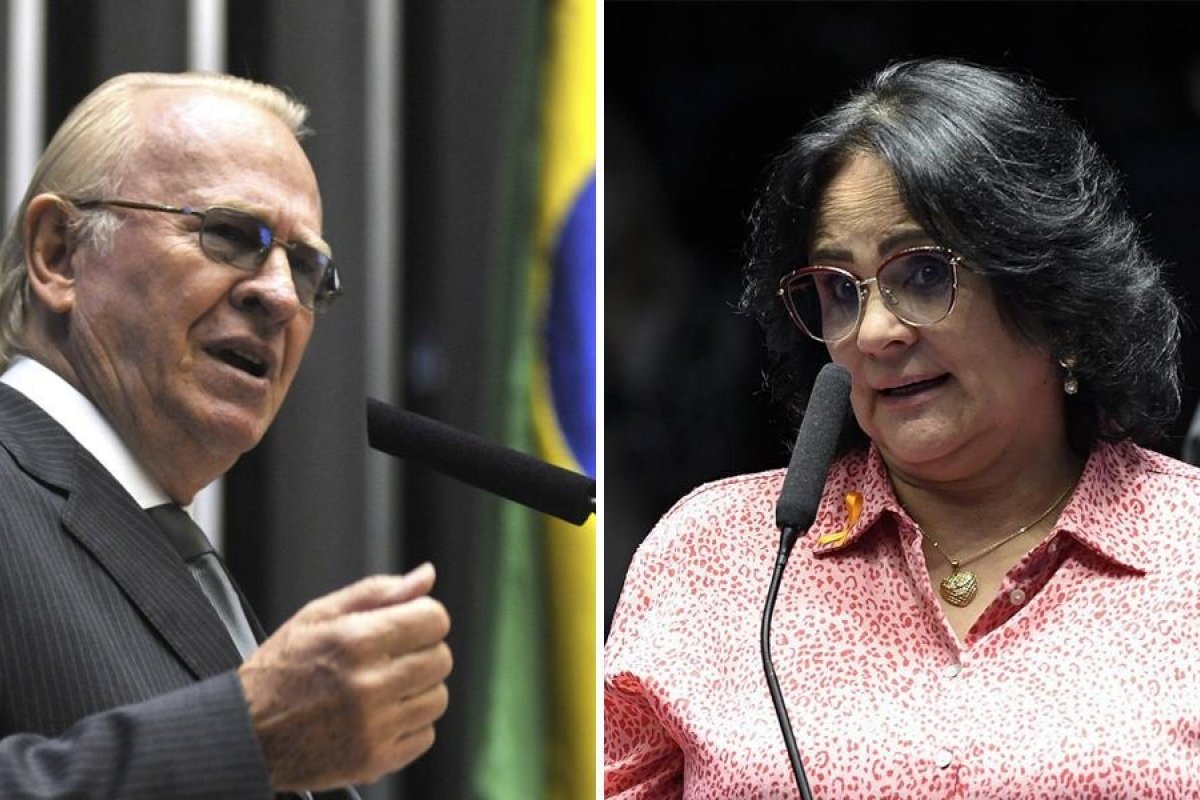 Damares se manifesta sobre apreensão de maconha em avião da igreja de familiar 