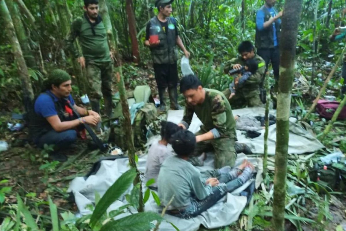 Jovem de 13 anos manteve irmãos em segurança por 40 dias na selva amazônica da Colômbia