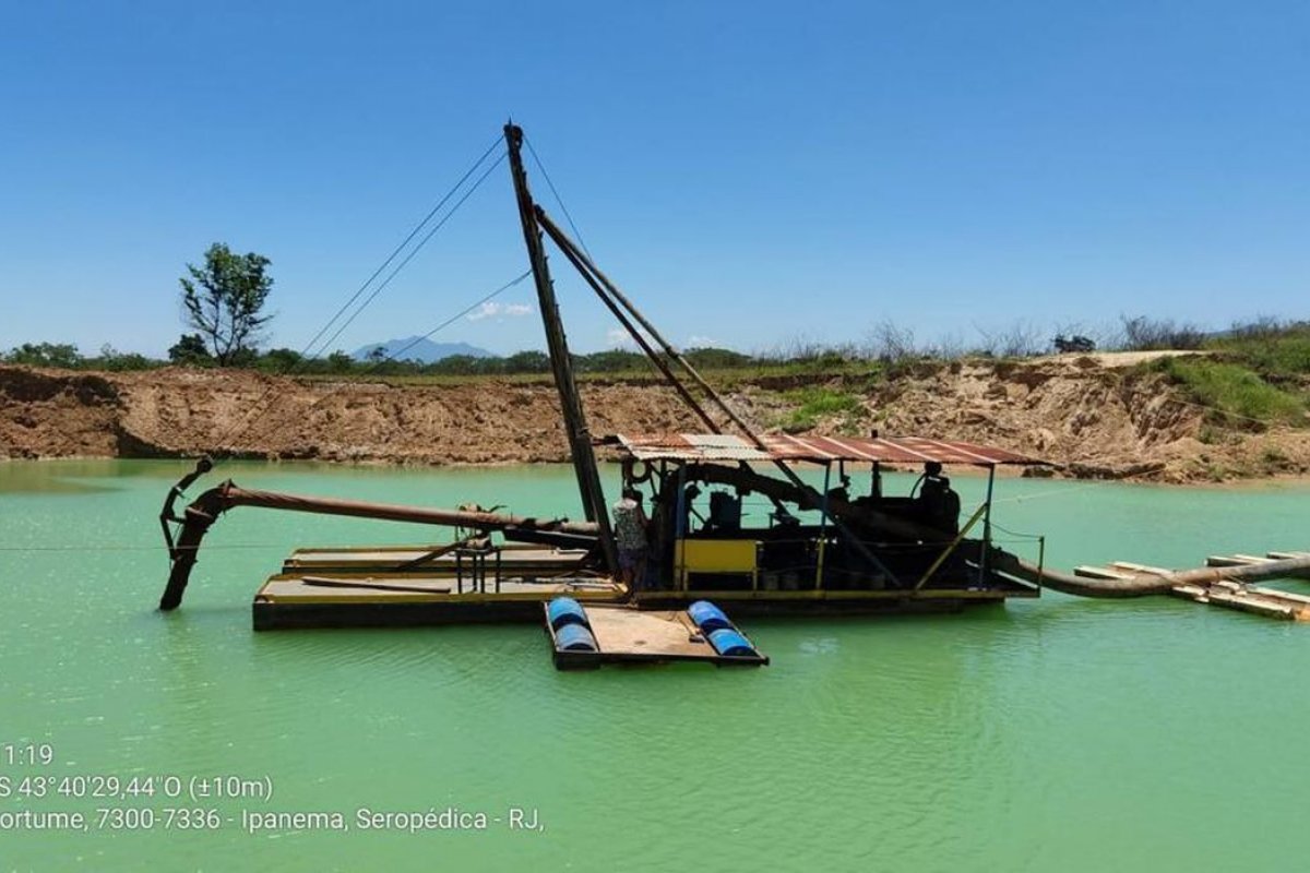 Extração ilegal de areia atinge quase R$ 20 bilhões em 2021