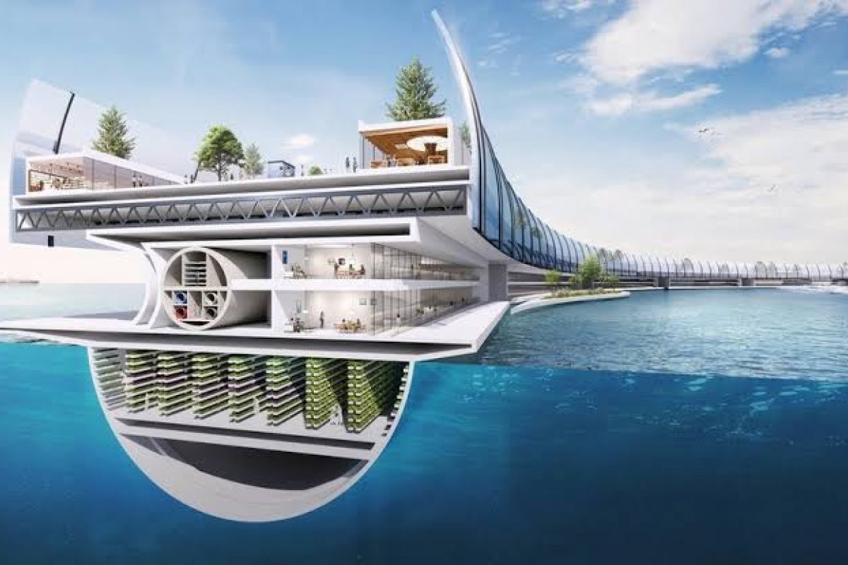 Japão desenvolve cidade flutuante autossuficiente para enfrentar mudanças climáticas 