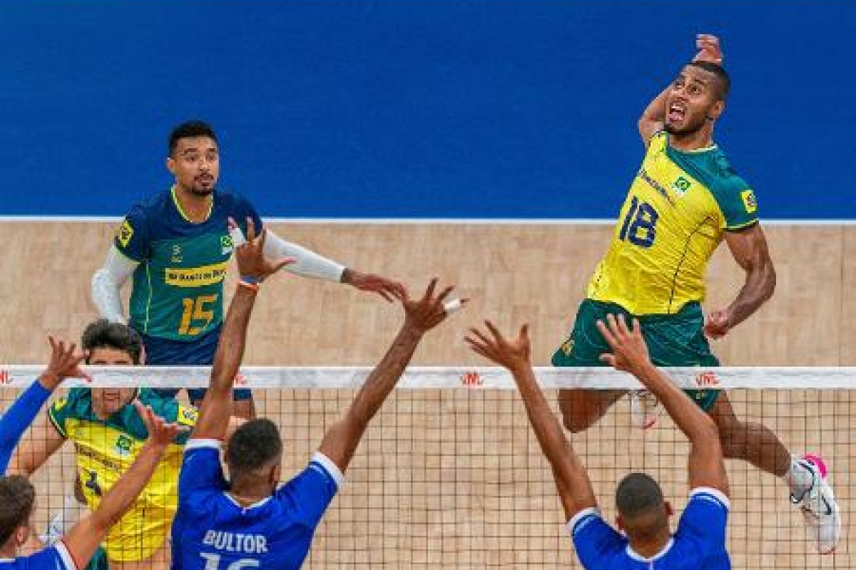 Na França, Brasil bate atuais campeões olímpicos e chega a terceiro na Liga das Nações