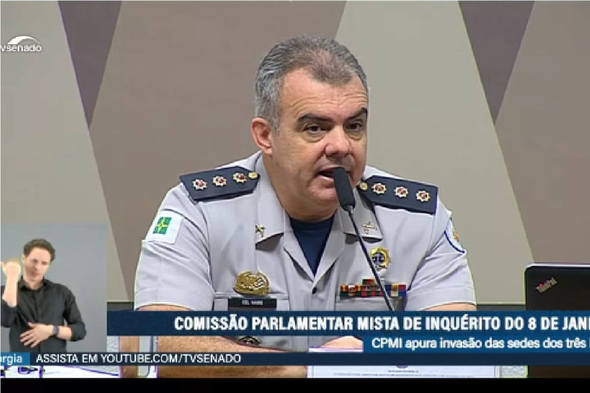 Vídeo: ex-chefe da PMDF afirma que ação da PM foi limitada pelas Forças Armadas 