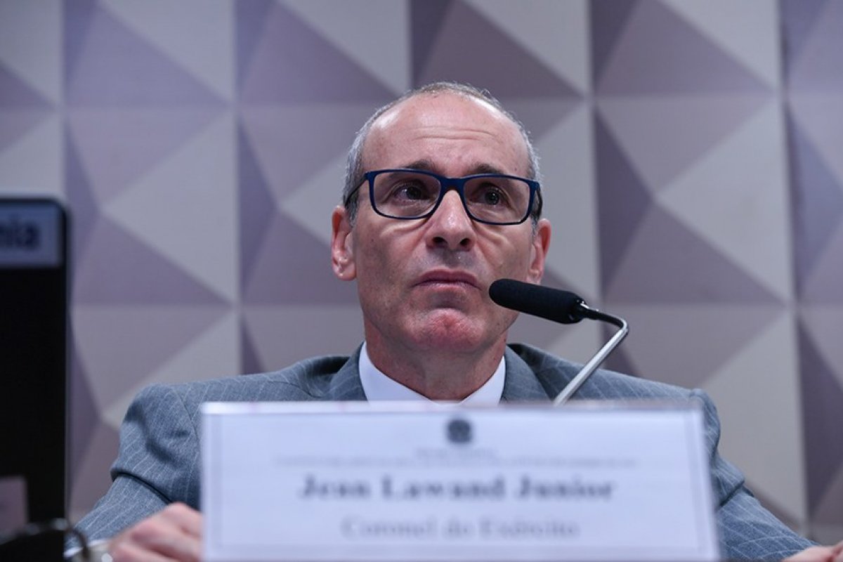 Coronel Lawand presta depoimento na CPMI do 8 de janeiro