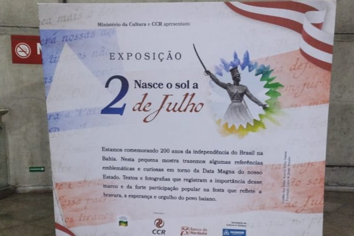 Exposição “Nasce o Sol a 2 de Julho”   celebra a festa com textos de Jorge Amado! 