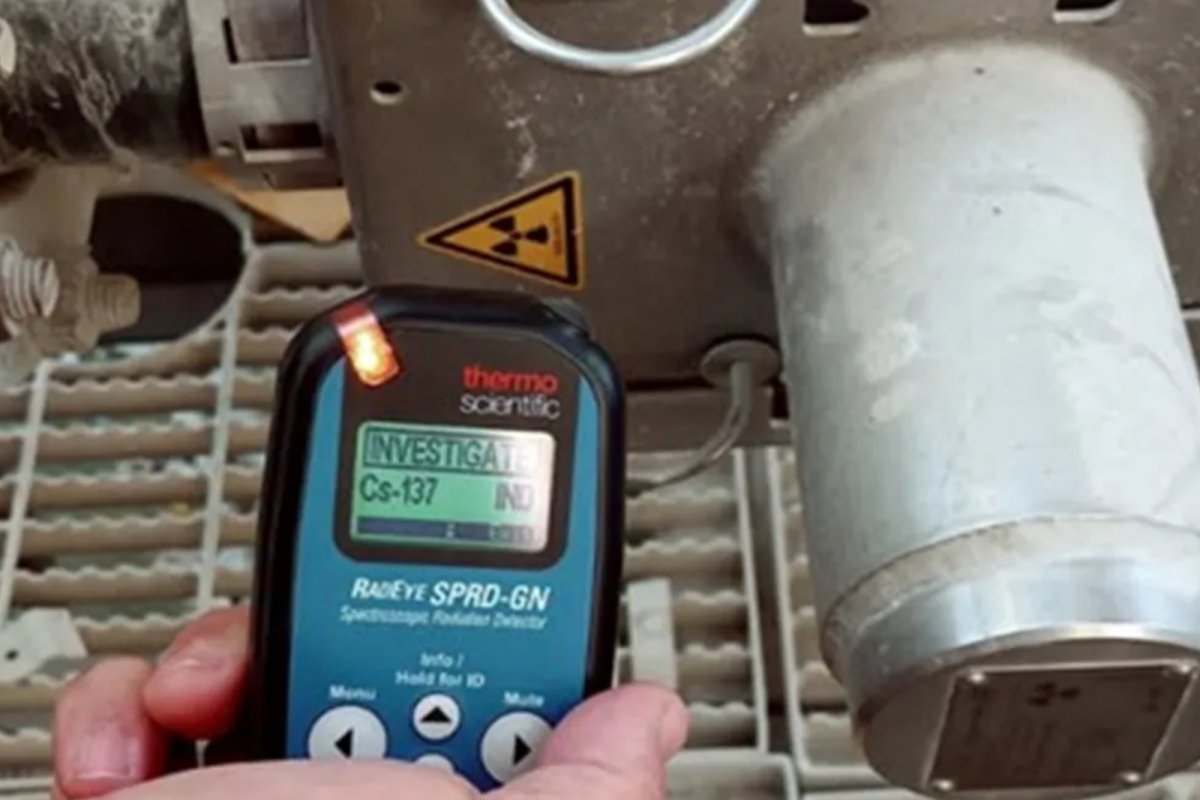 Fontes radioativas de césio-137 furtadas de mineradora no interior de MG são encontradas em SP