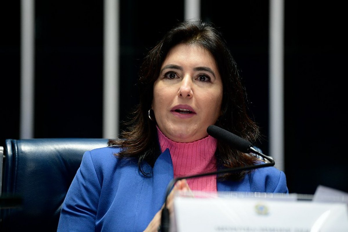 Tebet afirma que existe um "pedregulho" que precisa ser resolvido na reforma tributária