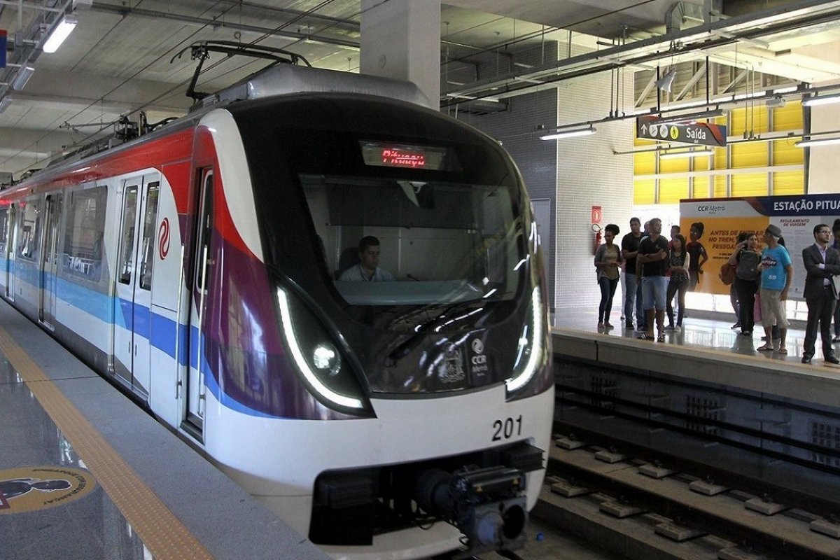 Circulação de trens é parcialmente suspensa na linha 2 do metrô de Salvador