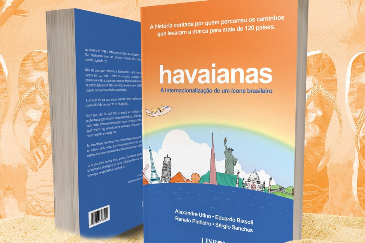 História de internacionalização das Havaianas vira livro! 