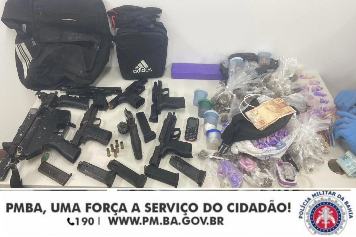 Sete suspeitos ficam feridos durante ação da Polícia Militar em Camaçari 
