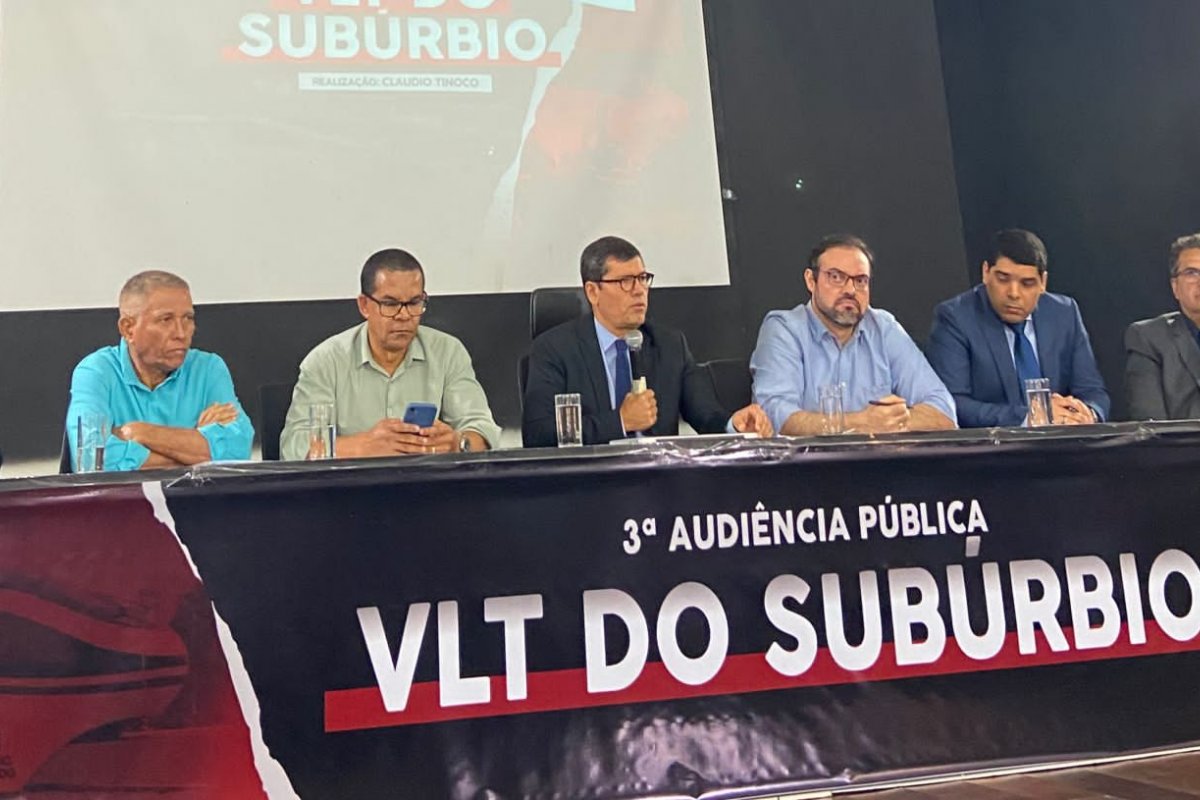 'Cabe abertura de CPI, mas depende da Assembleia Legislativa', diz Tinoco sobre obras do VLT do Subúrbio