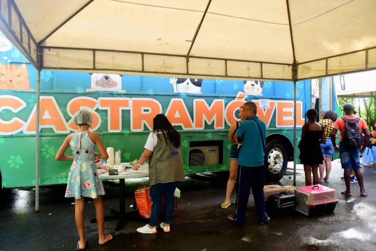 Castramóvel realiza atendimento no bairro de Paripe, em Salvador, na segunda (4)