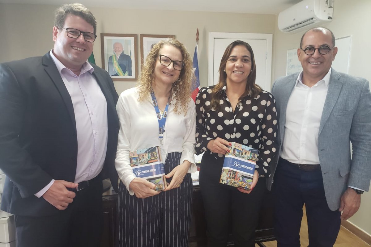 Grupo Vitalmed visita secretária de Saúde!  