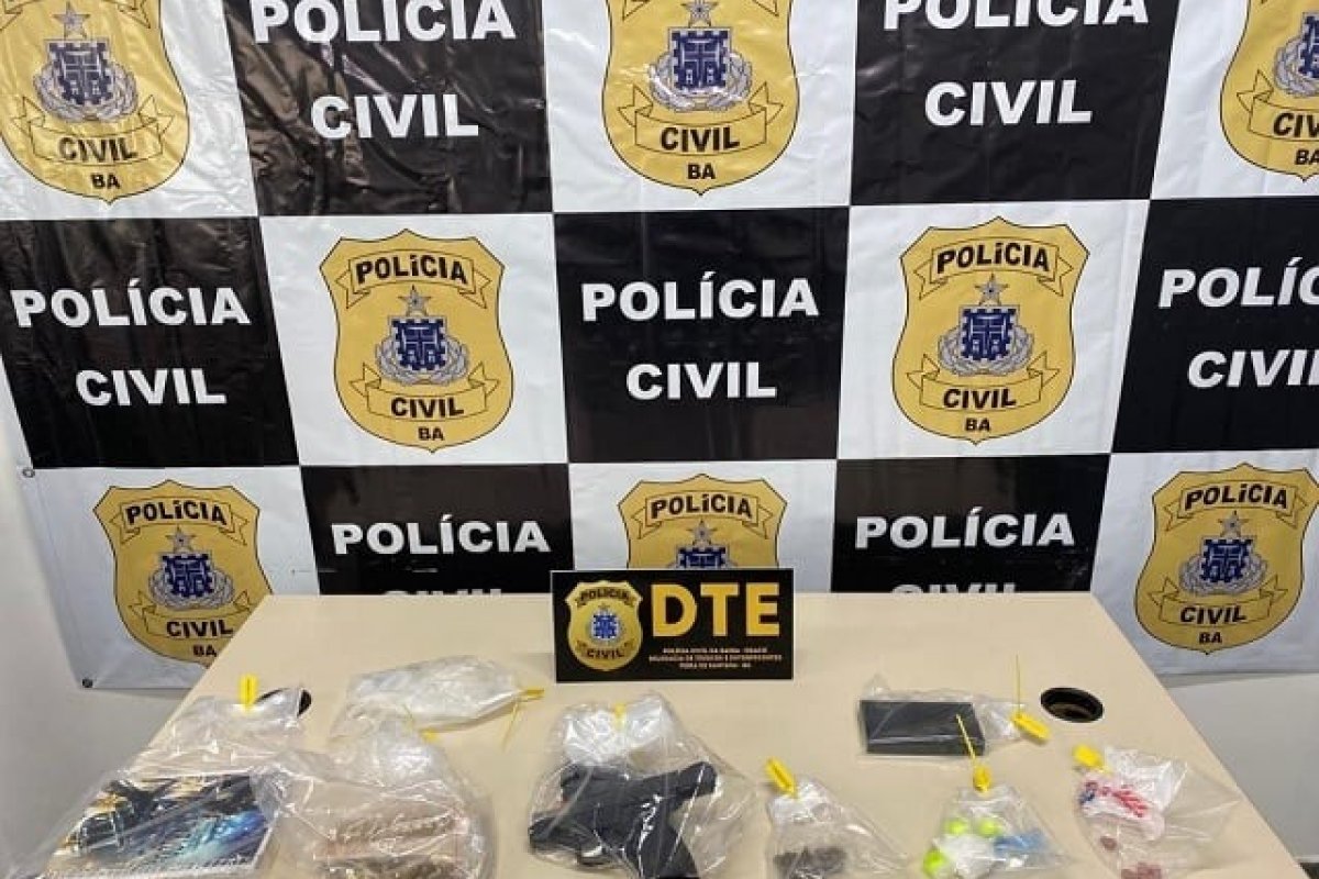 Homem é preso em flagrante com drogas e armas no interior da Bahia  