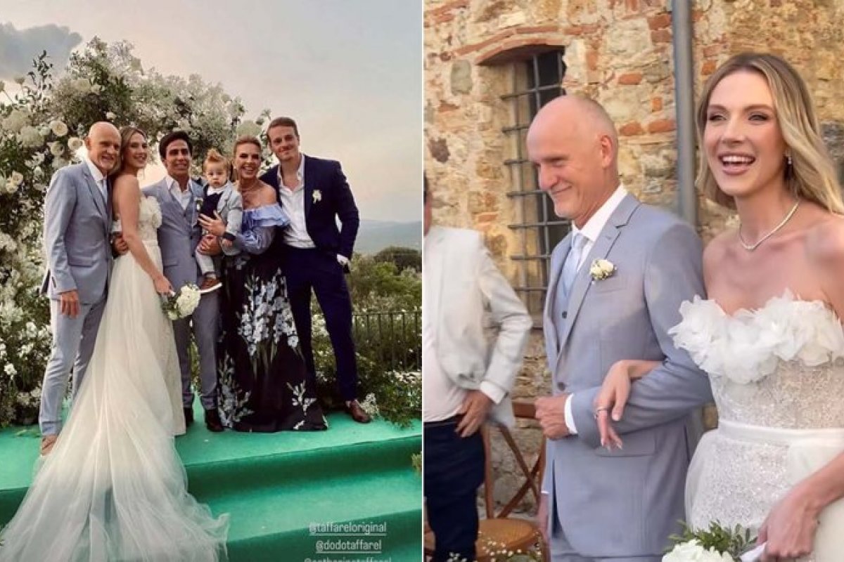 Filha do ex-goleiro Taffarel se casa em castelo! 